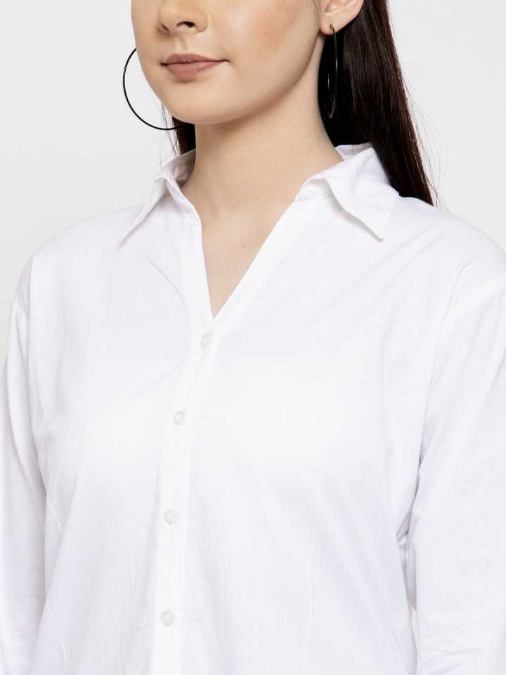Women's White Formal Shirt