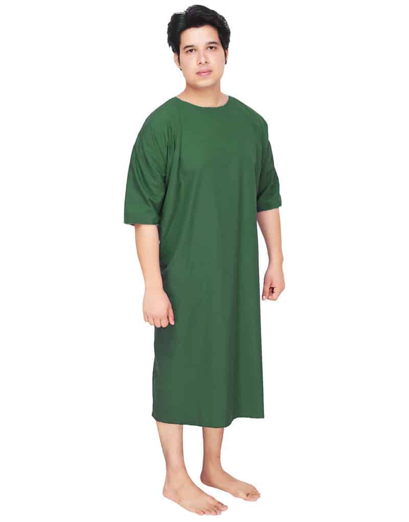 patient-gown-green