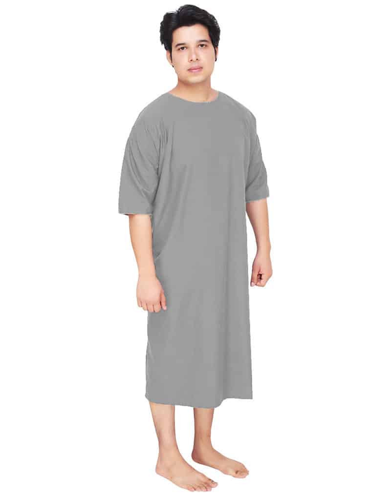 patient-gown-grey