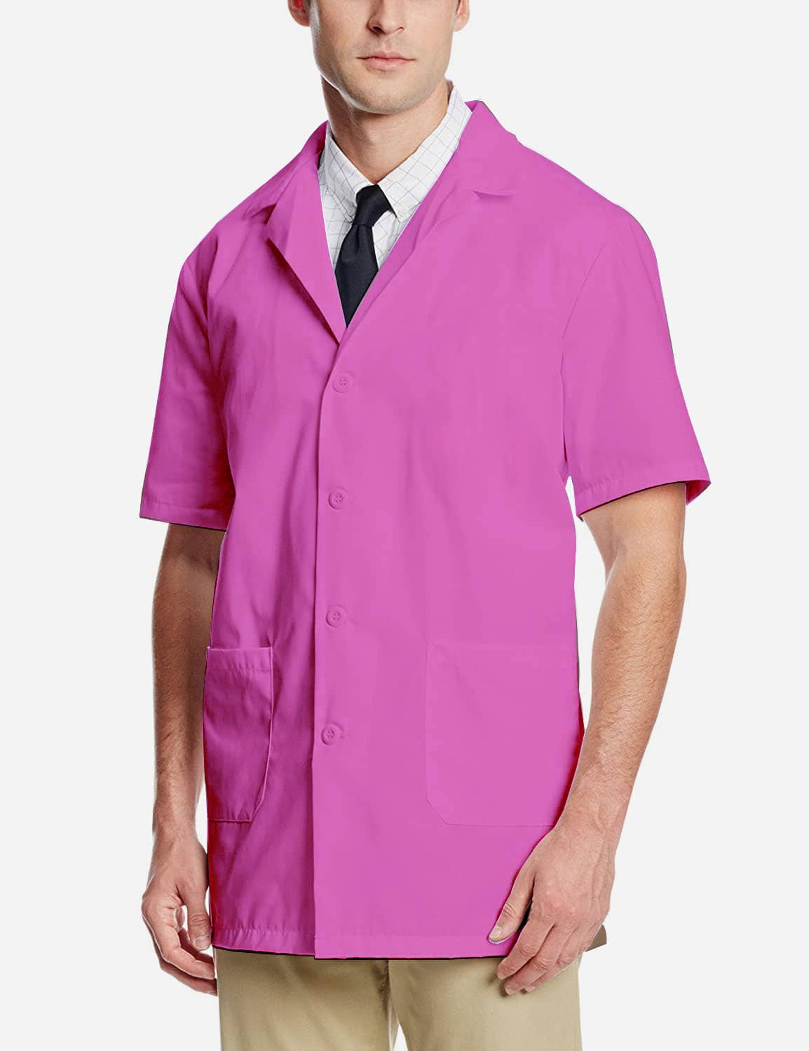 pink lab coat