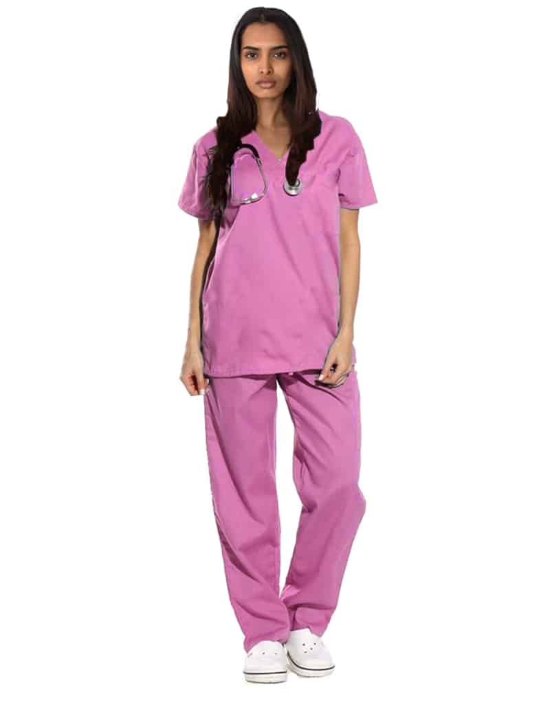 Pink Originals Half Sleeve Medical Scrubs