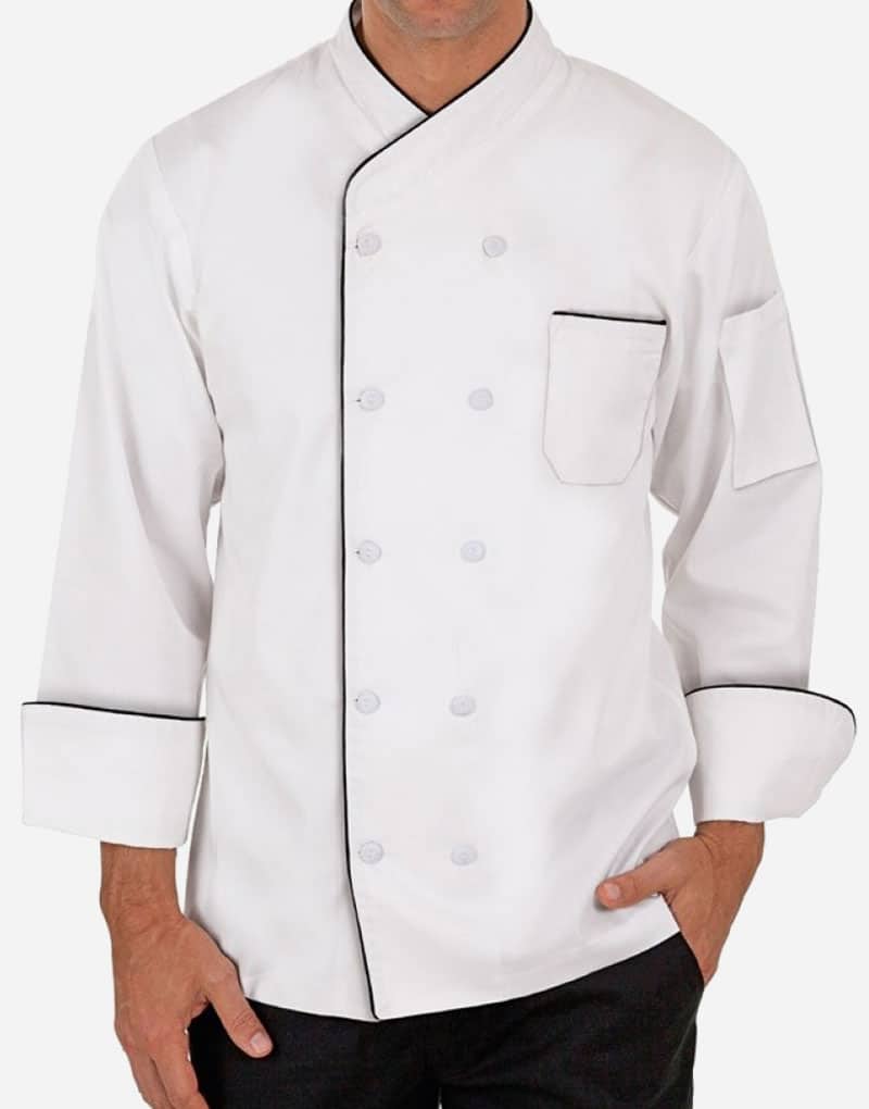 Premium white chef coat for men
