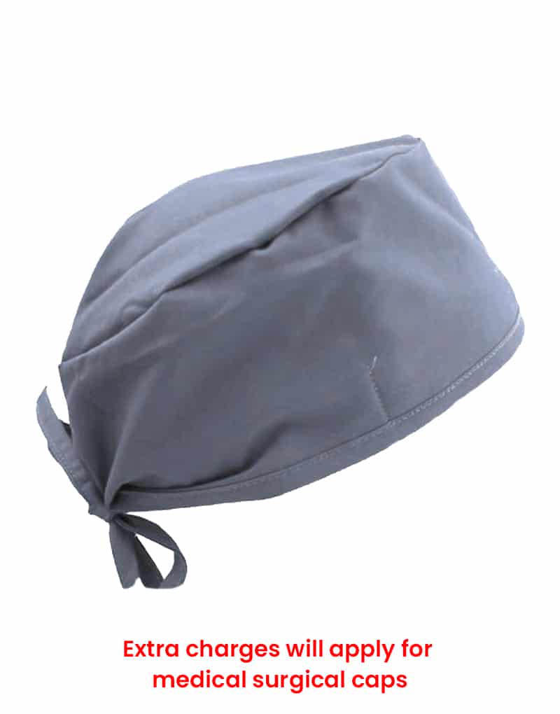 scrub cap grey