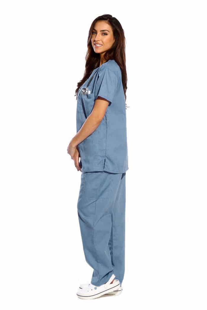 Teal Medical Uniform Scrub - Half Sleeve