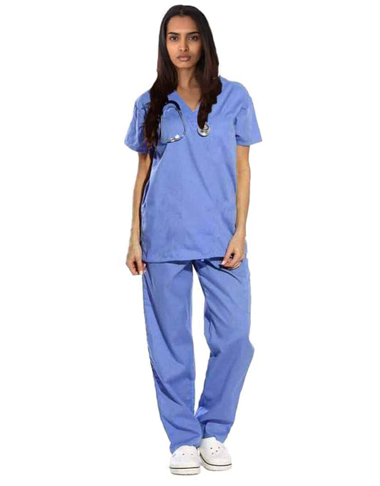 Sky Blue Originals Half Sleeve Medical Scrubs