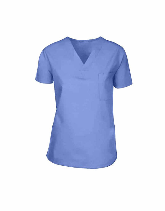 Sky Blue Top Half Sleeve Unisex Medical Scrubs