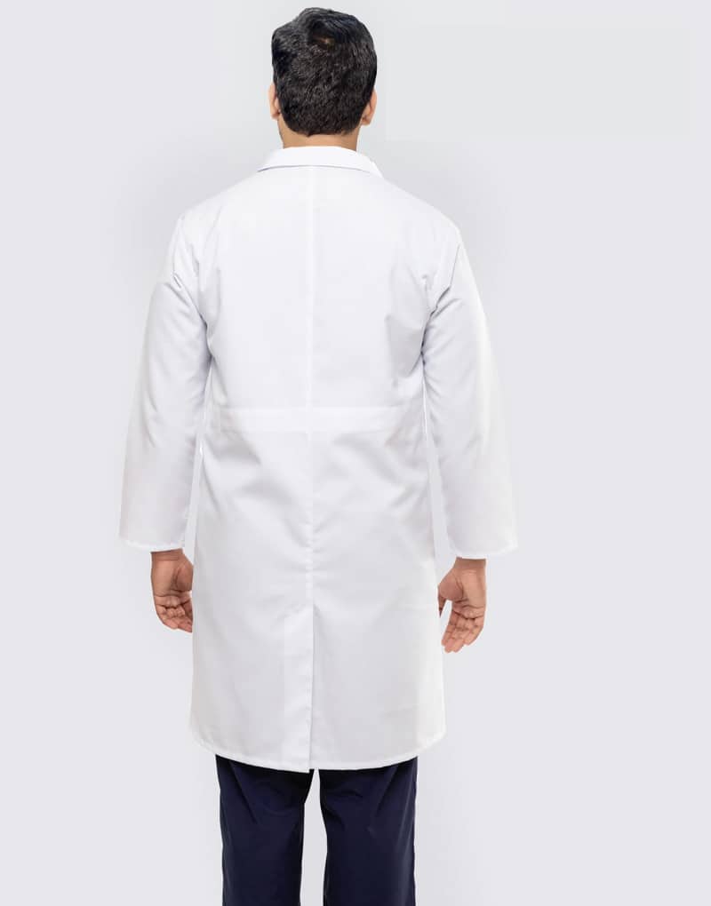 Order White Long Sleeve Lab Coat for Medical Professionals